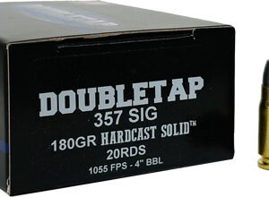 A357S180HC_1.jpg DOUBLETAP 357 SIG 180GR WFNGCH - HARDCAST SOLID 20RD 50BX/CS