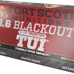 A86BLK285SCV2SS.jpg FORT SCOTT 8.6 BLACKOUT 285GR - TUI SOLID COPPER 20RD 10BX/C