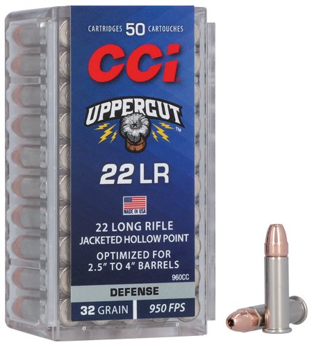 A960CC.jpg CCI UPPERCUT 22LR 32GR JHP - 950FPS 50RD 100BX/CS