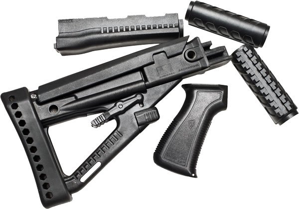AA47.jpg PRO MAG ARCHANGEL AK-47/AKM - STOCK SET BLACK POLYMER