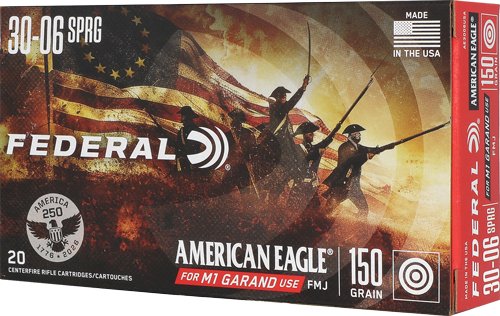 AE3006USA_1.jpg FEDERAL AE 30-06 150GR SP - 20RD 10BX/CS AMERICA 250TH