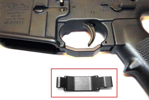 AR1027_ON-GUN.jpg TPS ARMS AR-15 ENHANCED - TRIGGER GUARD BILLET ALUMINUM