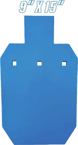 B930.jpg BASH TARGET AR500 SILHOUETTE - HALF SIZE 9"X15"-1/2" THICK