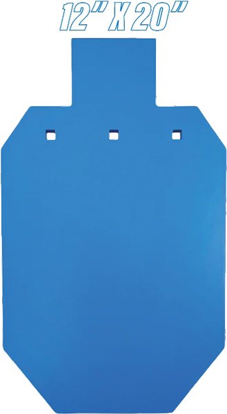 B932.jpg BASH TARGET AR500 SILHOUETTE - TWO-THIRD SIZE 12"X20"-1/2"