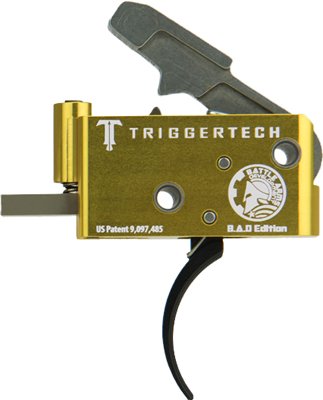 BADTT15C.jpg BATTLE ARMS AR15 TT15 TRIGGER - ADJ 2-5LB 2 STAGE CURVED