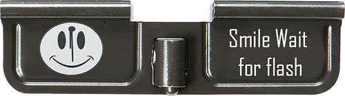 BALSDCSMILE_1.jpg BATTLE ARMS LASER ENGRAVED - DUST COVER SMILE WAIT FR FLASH