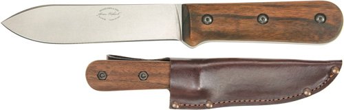 BK62.jpg KA-BAR BECKER KEPHART KNIFE - 5.12" BLD WLNT HNDLE LTHR SHTH
