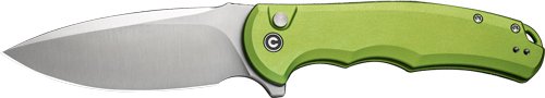 C18026E3.jpg CIVIVI KNIFE PRAXIS 3.75" LIME - GREEN ALUMINUM/SATIN BUTTON LK