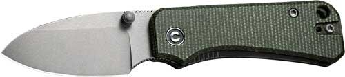 C19068SB1.jpg CIVIVI KNIFE BABY BANTER 2.34" - GREEN MICARTA/GRAY STNWSH