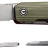 C21004B1.jpg CIVIVI KNIFE SENDY 2.83" - MILLED GREEN/RED G-10 SATIN