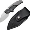 C210363.jpg CIVIVI KNIFE TYPHOEUS 2.27" - BLACK/GRAY ALUMINUM/STONEWASH