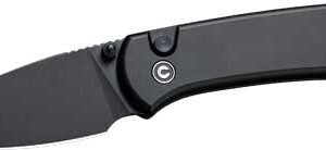 CIVIVI KNIFE QUIBIT 2.98" BLK/ - BLK STONEWASH BUTTON LOCK