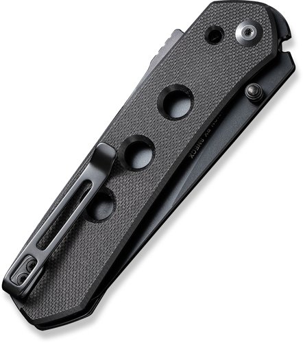 CIVIVI KNIFE VISION FG 3.54" - BLACK G-10/BLACK NITRO V BLAD