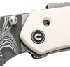 C22036DS1.jpg CIVIVI KNIFE VISION FG 3.54" - IVORY G-10/DAMASCUS BLADE