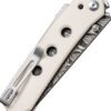 C22036DS1_CLOSED.jpg CIVIVI KNIFE VISION FG 3.54" - IVORY G-10/DAMASCUS BLADE