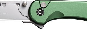 CIVIVI UTILITY KNIFE ELEMENTUM - 2.26" GREEN W/3 EXTRA BLADES