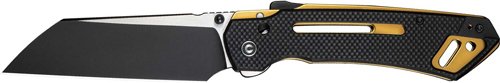 C240521.jpg CIVIVI KNIFE BUSTER FG 4.2" - BLACK GOARSE G10 SATIN FLAT