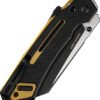 C240521_CLOSED.jpg CIVIVI KNIFE BUSTER FG 4.2" - BLACK GOARSE G10 SATIN FLAT