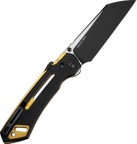 C240521_RIGHT.jpg CIVIVI KNIFE BUSTER FG 4.2" - BLACK GOARSE G10 SATIN FLAT