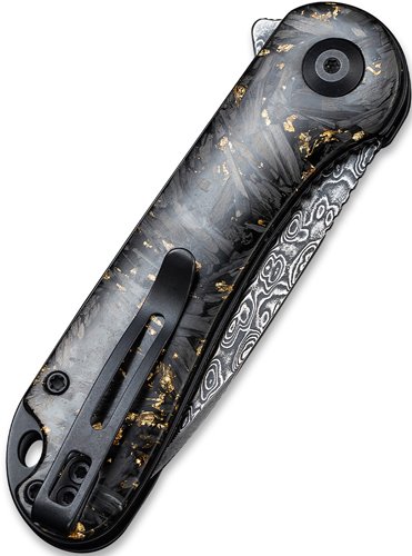C907CDS1_CLOSED.jpg CIVIVI KNIFE ELEMENTUM 2.96" - SHREDDED CBN FBR/GOLDEN DMSCS