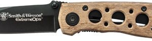 CK105HDCP.jpg S&W KNIFE EXTREME OPS 3.2" - BLADE BLACK/DESERT CAMO HANDLE