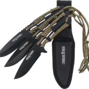 CSTH44KVD3PK.jpg COLD STEEL THROWING KNIVES - 4.4" BLADE 3-PACK W/SHEATH