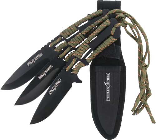 CSTH44KVD3PK.jpg COLD STEEL THROWING KNIVES - 4.4" BLADE 3-PACK W/SHEATH