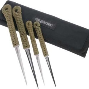 CSTHSPK4PK.jpg COLD STEEL THROWING SPIKES 2- - 2.5" & 2-3.5" W/SHEATH