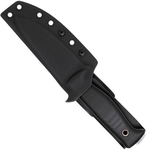 COBRATEC BACK COUNTRY 4.5" - BLACK W/KYDEX SHEATH 8.1OZ