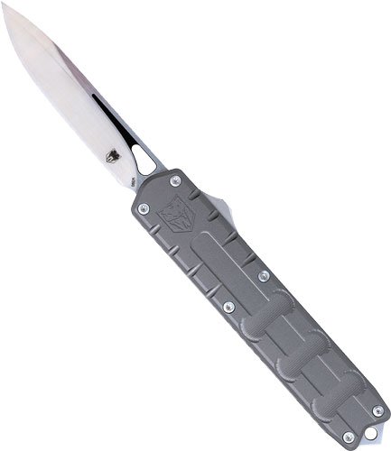 CTEGRYM390DNS_1.jpg COBRATEC OTF ENFORCER GREY - 3.25" M390 DROP POINT