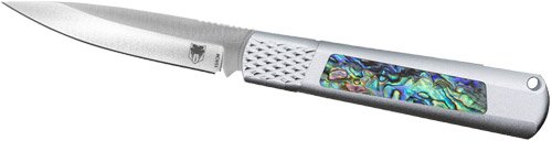 CTGSHRABA154.jpg COBRATEC GIDEON HIDDEN RELEASE - 3" ABALONE INSERTS ALUMINUM