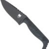 CTKPBLK.jpg COBRATEC KINGPIN 4" FIXED BLD - BLACK D2 STEEL W/KYDEX SHEATH