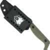 CTKPODG_SHEATH.jpg COBRATEC KINGPIN 4" FIXED BLD - OD GREEN D2 STEEL W/KDX SHEATH