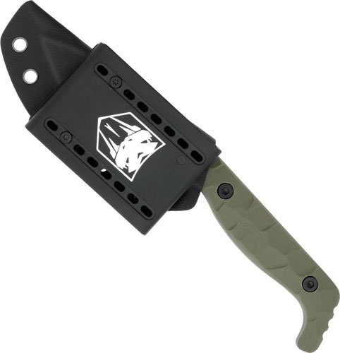 CTKPODG_SHEATH.jpg COBRATEC KINGPIN 4" FIXED BLD - OD GREEN D2 STEEL W/KDX SHEATH
