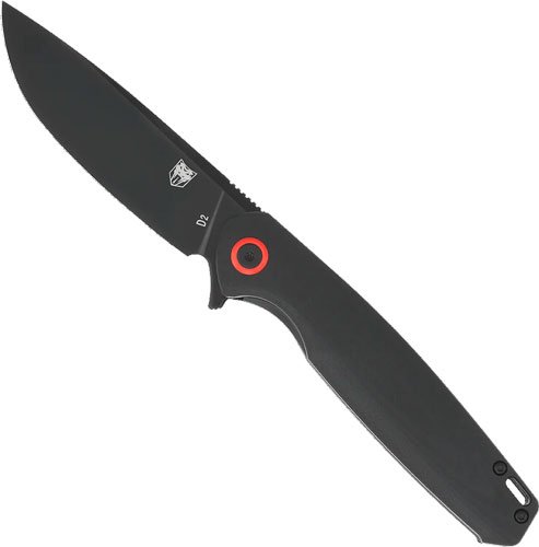 CTRATHBLK.jpg COBRATEC RATH 3.5" FOLDER - BLACK D2 BLACK BLADE