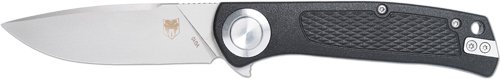 CTSCTGRVBLKBL.jpg COBRATEC EDC SCOUT BUTTON LOCK - 3.12" BLACK STAINLESS STEEL