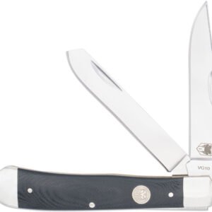 CTTDTRPG10BLK.jpg COBRATEC TRAPPER TWO BLADE - G-10 BLACK/SS SLIP JOINT