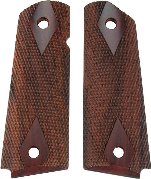 EB45912DD.jpg ED BROWN GRIPS 1911 GOVT. - DOUBLE DIAMOND COCOBOLO
