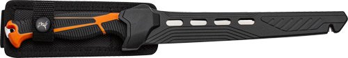 MC ELK RIDGE TREK 7" FILLET - KNIFE WITH SHEATH BLK/ORG/SS