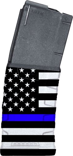 EXDPM556DAMB1.jpg MFT EXD MAGAZINE AR15 5.56X45 - 30RD BLUE LINE FLAG