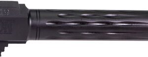 FAXON FITS GLOCK 19 BARREL 9MM - FLAME FLUTED THREADED BLK