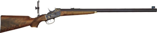 G010S820457.jpg PEDERSOLI "JOHN BODINE" 45-70 - ROLLING BLOCK 30" WALNUT