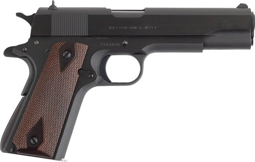 G01970A1CS_RIGHT-PROFILE_1.jpg COLT GOVERNMENT 1911 45ACP 5" - 8RD BLUED ROSEWOOD SERIES 70
