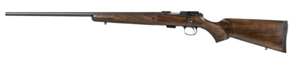 CZ 457 AMERICAN LH 22WMR - 24.5" BLUED BARREL WALNUT STK