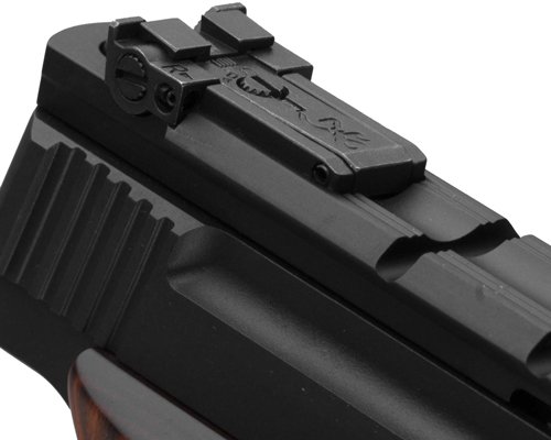 G051499490_REAR-SIGHT.jpg BROWNING BUCK MARK HUNTER 22LR - 7.25" AS 10RD COCOBOLO/LAM