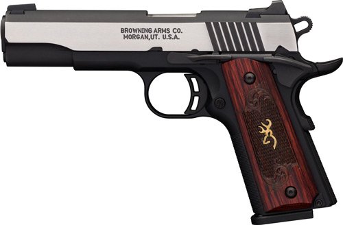 BROWNING 1911-380 BLACK LABEL - MEDALLION PRO 4.25"FS WOOD