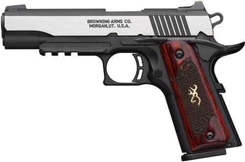 BROWNING 1911-380 BLACK LABEL - MEDALLION PRO 3.58" FS W/RAIL