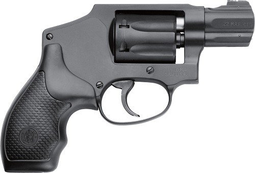 S&W 351C AIRLITE 22WMR 1.875" - FS 7-SHOT MATTE BLACK RUBBER