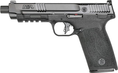 G13348.jpg S&W M&P 5.7 NO THUMB SAFETY 5" - 2-22 RD MAGS OPTIC CUT BLACK
