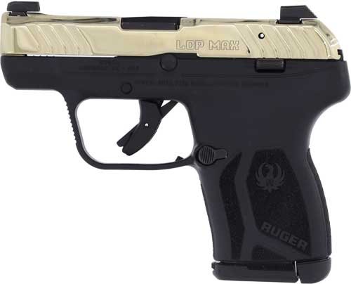 G13742_LEFT.jpg RUGER LCP MAX 380ACP FRONT - NIGHT SGT CHAMPAGNE PVD SLIDE